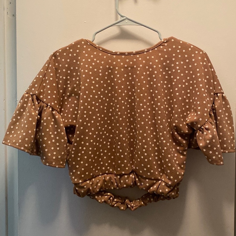 Nasty Gal Tie Back Crop Top